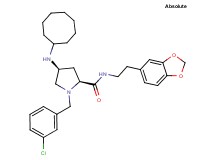 (4S)-N-[2-(1,3-benzodioxol-5-yl)ethyl]-1-(3-chlorobenzyl)-4-(cyclooctylamino)-L-prolinamide