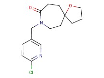 8-[(6-chloro-3-pyridinyl)methyl]-1-oxa-8-azaspiro[4.6]undecan-9-one