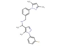 N-[3-(3,5-dimethyl-1H-pyrazol-1-yl)benzyl]-1-[1-(3-fluorophenyl)-5-methyl-1H-pyrazol-4-yl]ethanamine