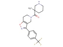 5-[(3-methylpiperidin-3-yl)carbonyl]-3-[4-(trifluoromethyl)phenyl]-4,5,6,7-tetrahydroisoxazolo[4,5-c]pyridine