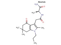 N~2~-[(2,6,6-trimethyl-4-oxo-1-propyl-4,5,6,7-tetrahydro-1H-indol-3-yl)acetyl]-L-alaninamide