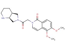 5,6-dimethoxy-2-{2-[rel-(4aS,7aS)-octahydro-6H-pyrrolo[3,4-b]pyridin-6-yl]-2-oxoethyl}-1(2H)-isoquinolinone hydrochloride