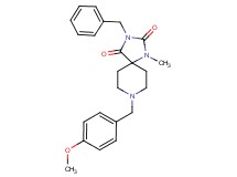 3-benzyl-8-(4-methoxybenzyl)-1-methyl-1,3,8-triazaspiro[4.5]decane-2,4-dione