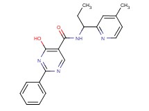 4-hydroxy-N-[1-(4-methylpyridin-2-yl)propyl]-2-phenylpyrimidine-5-carboxamide