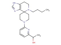 1-[6-(5-butyl-1,5,6,7-tetrahydro-1'H-spiro[imidazo[4,5-c]pyridine-4,4'-piperidin]-1'-yl)pyridin-2-yl]ethanol