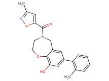 4-[(3-methylisoxazol-5-yl)carbonyl]-7-(2-methylphenyl)-2,3,4,5-tetrahydro-1,4-benzoxazepin-9-ol
