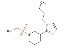 3-(1-butyl-1H-imidazol-2-yl)-1-(ethylsulfonyl)piperidine
