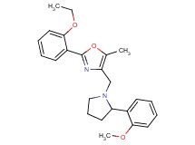 2-(2-ethoxyphenyl)-4-{[2-(2-methoxyphenyl)-1-pyrrolidinyl]methyl}-5-methyl-1,3-oxazole