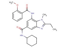 N-cyclohexyl-2-ethyl-7-[(2-methoxybenzoyl)amino]-1-methyl-1H-benzimidazole-5-carboxamide
