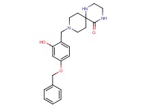 9-[4-(benzyloxy)-2-hydroxybenzyl]-1,4,9-triazaspiro[5.5]undecan-5-one