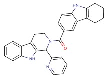1-(2-pyridinyl)-2-(2,3,4,9-tetrahydro-1H-carbazol-6-ylcarbonyl)-2,3,4,9-tetrahydro-1H-beta-carboline