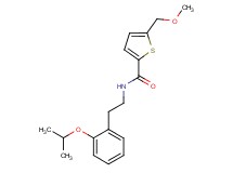 N-[2-(2-isopropoxyphenyl)ethyl]-5-(methoxymethyl)thiophene-2-carboxamide