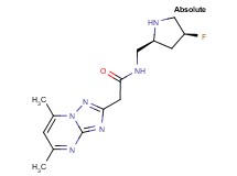2-(5,7-dimethyl[1,2,4]triazolo[1,5-a]pyrimidin-2-yl)-N-{[(2S,4S)-4-fluoro-2-pyrrolidinyl]methyl}acetamide hydrochloride