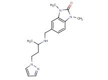 1,3-dimethyl-5-({[1-methyl-3-(1H-pyrazol-1-yl)propyl]amino}methyl)-1,3-dihydro-2H-benzimidazol-2-one