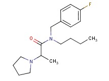 N-butyl-N-(4-fluorobenzyl)-2-pyrrolidin-1-ylpropanamide