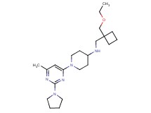 N-{[1-(ethoxymethyl)cyclobutyl]methyl}-1-(6-methyl-2-pyrrolidin-1-ylpyrimidin-4-yl)piperidin-4-amine