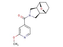 (1R*,2R*,6S*,7S*)-4-(2-methoxyisonicotinoyl)-10-oxa-4-azatricyclo[5.2.1.0~2,6~]decane