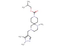 isobutyl 4-[(1,5-dimethyl-1H-pyrazol-4-yl)methyl]-1-methyl-1,4,9-triazaspiro[5.5]undecane-9-carboxylate