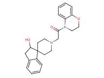 1'-[2-(2,3-dihydro-4H-1,4-benzoxazin-4-yl)-2-oxoethyl]-2,3-dihydrospiro[indene-1,4'-piperidin]-2-ol