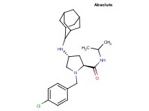 (4R)-4-(2-adamantylamino)-1-(4-chlorobenzyl)-N-isopropyl-L-prolinamide