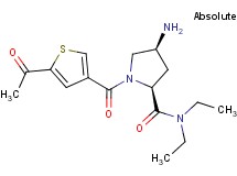 (2S,4S)-1-[(5-acetyl-3-thienyl)carbonyl]-4-amino-N,N-diethylpyrrolidine-2-carboxamide