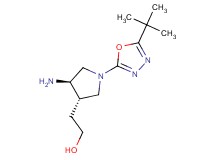 2-[rel-(3S,4R)-4-amino-1-(5-tert-butyl-1,3,4-oxadiazol-2-yl)-3-pyrrolidinyl]ethanol hydrochloride
