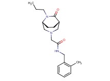 N-(2-methylbenzyl)-2-[(1S*,5R*)-7-oxo-6-propyl-3,6-diazabicyclo[3.2.2]non-3-yl]acetamide