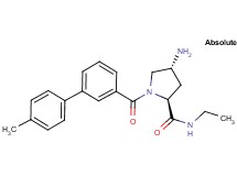 (4R)-4-amino-N-ethyl-1-[(4'-methylbiphenyl-3-yl)carbonyl]-L-prolinamide