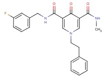 N-(3-fluorobenzyl)-N'-methyl-4-oxo-1-(2-phenylethyl)-1,4-dihydro-3,5-pyridinedicarboxamide