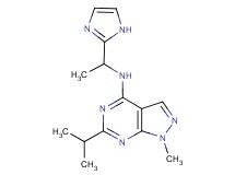 N-[1-(1H-imidazol-2-yl)ethyl]-6-isopropyl-1-methyl-1H-pyrazolo[3,4-d]pyrimidin-4-amine