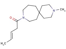 3-methyl-9-[(3E)-pent-3-enoyl]-3,9-diazaspiro[5.6]dodecane