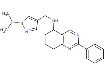 N-[(1-isopropyl-1H-pyrazol-4-yl)methyl]-2-phenyl-5,6,7,8-tetrahydro-5-quinazolinamine