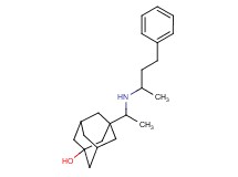 3-{1-[(1-methyl-3-phenylpropyl)amino]ethyl}-1-adamantanol