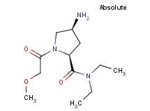(2S,4S)-4-amino-N,N-diethyl-1-(methoxyacetyl)pyrrolidine-2-carboxamide