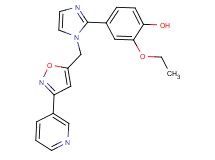 2-ethoxy-4-{1-[(3-pyridin-3-ylisoxazol-5-yl)methyl]-1H-imidazol-2-yl}phenol