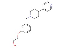 2-{3-[(4-pyridin-4-ylpiperidin-1-yl)methyl]phenoxy}ethanol