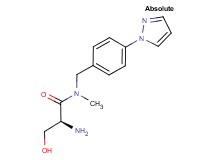 N~1~-methyl-N~1~-[4-(1H-pyrazol-1-yl)benzyl]-L-serinamide dihydrochloride
