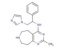 N-[2-(1H-imidazol-1-yl)-1-phenylethyl]-2-methyl-6,7,8,9-tetrahydro-5H-pyrimido[4,5-d]azepin-4-amine dihydrochloride