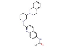 N-(2-{[3-(3,4-dihydro-2(1H)-isoquinolinyl)-1-piperidinyl]methyl}-6-quinolinyl)acetamide