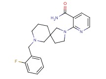2-[7-(2-fluorobenzyl)-2,7-diazaspiro[4.5]dec-2-yl]nicotinamide