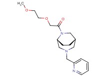 (1S*,5R*)-6-[(2-methoxyethoxy)acetyl]-3-(2-pyridinylmethyl)-3,6-diazabicyclo[3.2.2]nonane