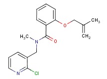 N-[(2-chloropyridin-3-yl)methyl]-N-methyl-2-[(2-methylprop-2-en-1-yl)oxy]benzamide