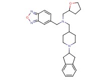 (2,1,3-benzoxadiazol-5-ylmethyl){[1-(2,3-dihydro-1H-inden-2-yl)-4-piperidinyl]methyl}(tetrahydro-2-furanylmethyl)amine