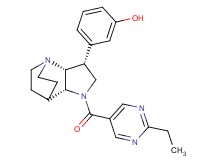 3-{(3R*,3aR*,7aR*)-1-[(2-ethylpyrimidin-5-yl)carbonyl]octahydro-4,7-ethanopyrrolo[3,2-b]pyridin-3-yl}phenol
