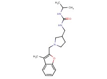 N-isopropyl-N'-({1-[(3-methyl-1-benzofuran-2-yl)methyl]pyrrolidin-3-yl}methyl)urea
