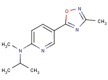 N-isopropyl-N-methyl-5-(3-methyl-1,2,4-oxadiazol-5-yl)-2-pyridinamine