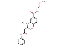3-(2-anilino-2-oxoethyl)-N-(2-methoxyethyl)-4-methyl-3,4-dihydro-2H-1,4-benzoxazine-6-carboxamide