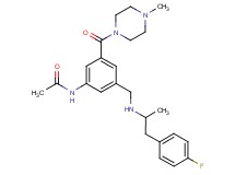 N-{3-({[2-(4-fluorophenyl)-1-methylethyl]amino}methyl)-5-[(4-methyl-1-piperazinyl)carbonyl]phenyl}acetamide