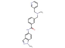 N-(1-methyl-1H-indazol-5-yl)-3-{[methyl(pyridin-3-ylmethyl)amino]methyl}benzamide