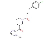 {1-[4-(4-chlorophenyl)butanoyl]-3-piperidinyl}(1-methyl-1H-imidazol-2-yl)methanone